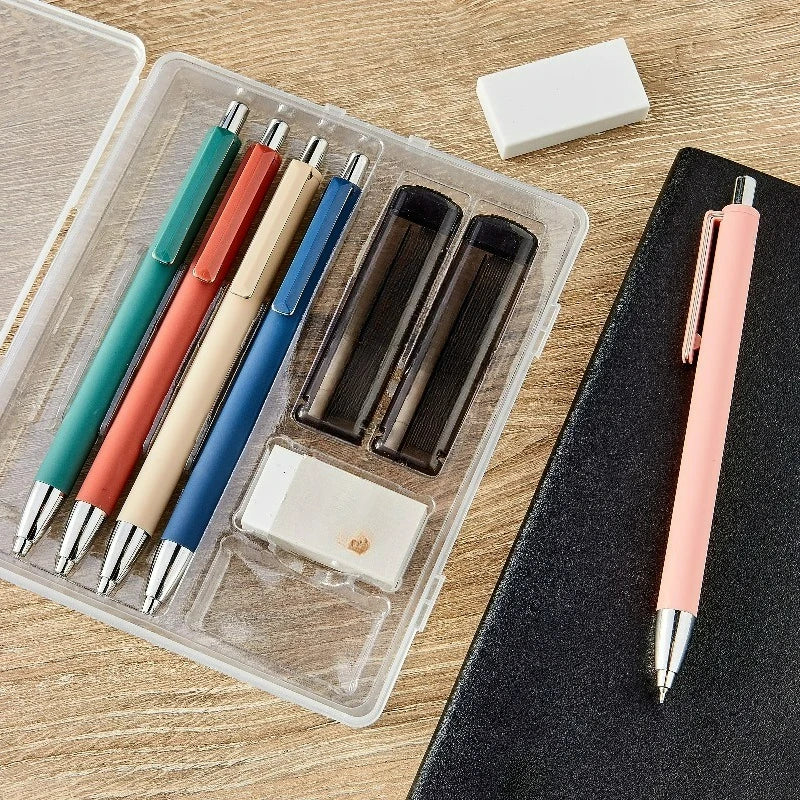 5 Count 0.7mm Mechanical Pencil Kit with Storage Case