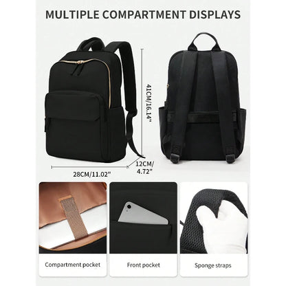 Laptop Backpack 15 Inch Waterproof Lightweight for Women Men Travel Work Business School