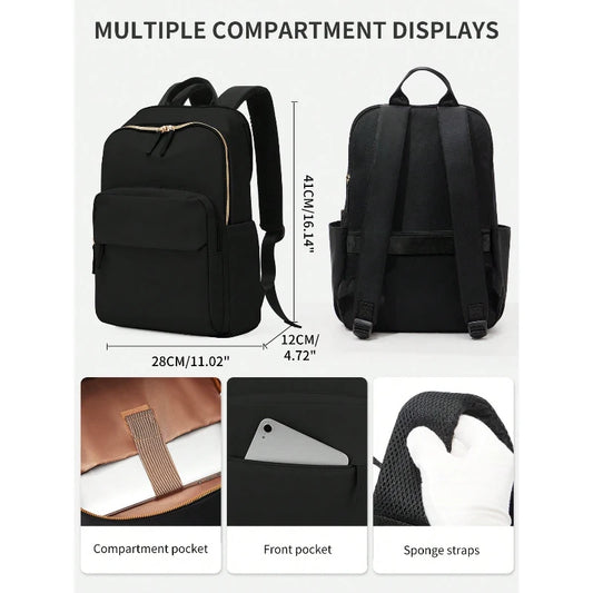 Laptop Backpack 15 Inch Waterproof Lightweight for Women Men Travel Work Business School