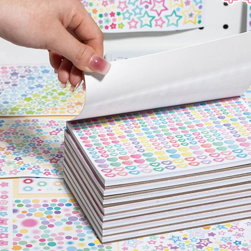 Creative Sticker Book, DIY Decorative Stickers for Journaling, Scrapbooking and Picture Book Decoration