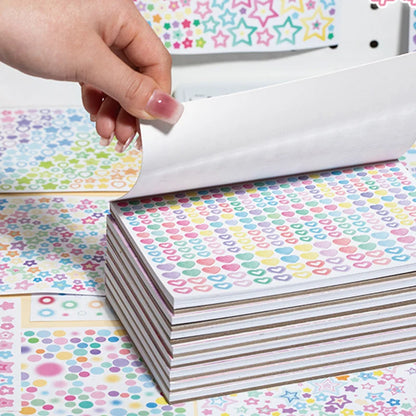 Creative Sticker Book, DIY Decorative Stickers for Journaling, Scrapbooking and Picture Book Decoration