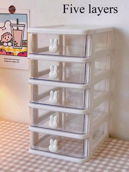 Multi-Layer Drawer Storage Box, Jewelry Storage Box, Accessory Box, Jewelry Display Box, Desktop Drawer Storage Box, Stackable, Dustproof And Anti-Oxidation Multifunctional Jewelry Box, Detachable, Large Capacity