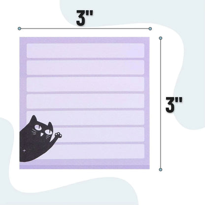 Sticky Notes, Creative Cartoon Memo Pads, Fridge Message Notes, Reusable Journal Stickers, Cute Office School