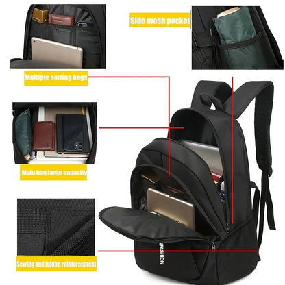 Men's Backpacks Oxford Waterproof Rucksack Business, Computer Bag, Casual Travel Backpack, High School Student Schoolbag