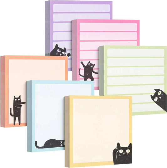 Sticky Notes, Creative Cartoon Memo Pads, Fridge Message Notes, Reusable Journal Stickers, Cute Office School