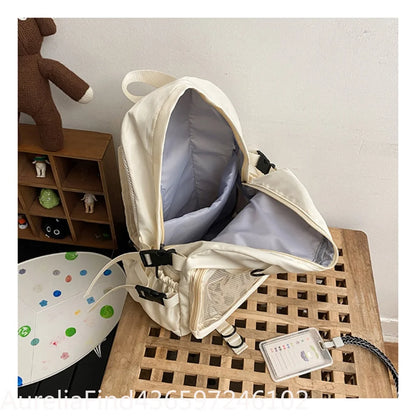 2026 New Kawaii Heart Transparent JK Itabag Backpack for Teen Girls Collage Style School Bag Women Laptop Backpack