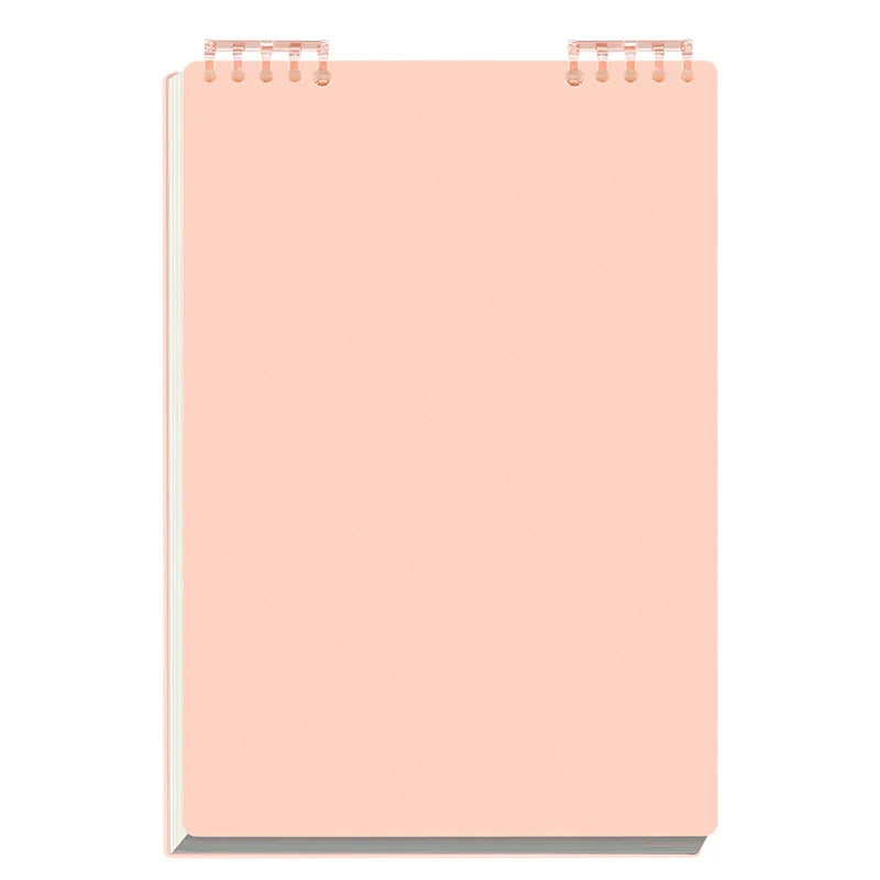 A5 Refillable Spiral Notebook - Top Coil Binding Lined Journal, Removable Tearable Pages for Notes, Planner Notepad for Office or School,