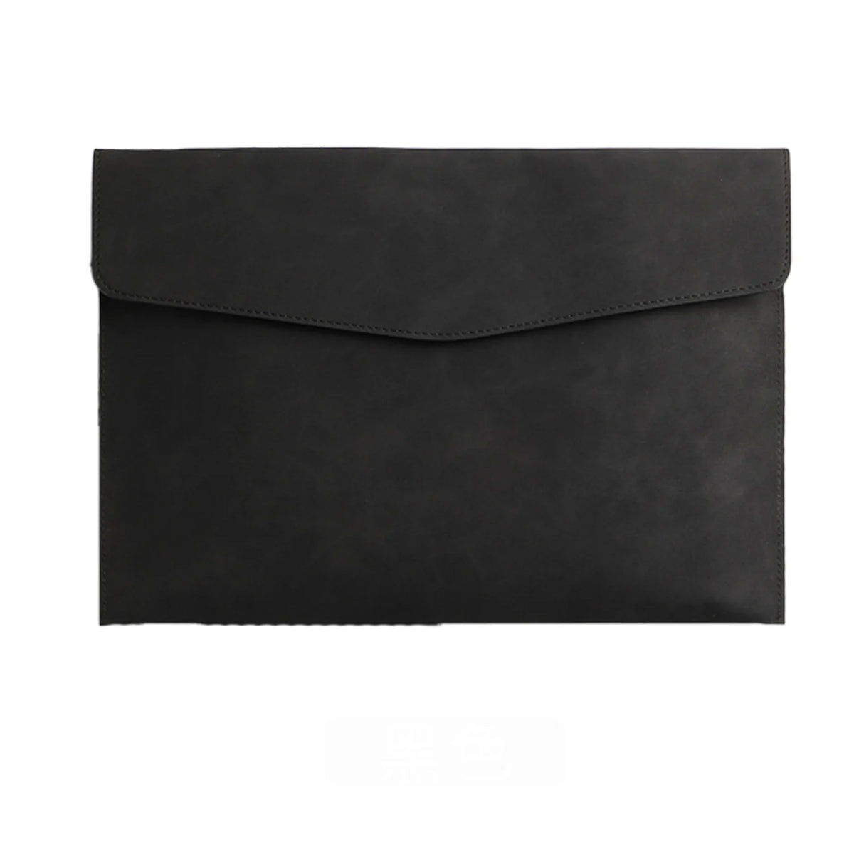 A4 Leather Document Folder, Thick Waterproof Portfolio Envelope, Snap Button File Bag, Large Capacity Business Portfolio Pouch for Contracts, Invoices & Paper Storage, Portable Office Document Holder