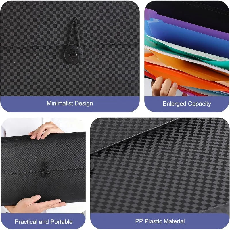 13 Pocket Expanding File Organizer, Accordion Document Folder