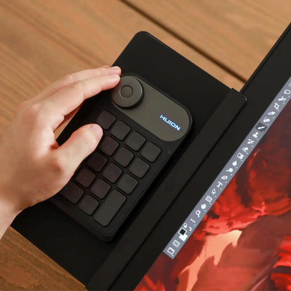 Huion Keyboard Holder 8.9 X 5.2 Inch Easy Install Keyboard Stand, Set on Kamvas Pro 24(4K) Kamvas Pro 27