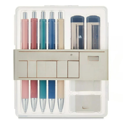 5 Count 0.7mm Mechanical Pencil Kit with Storage Case