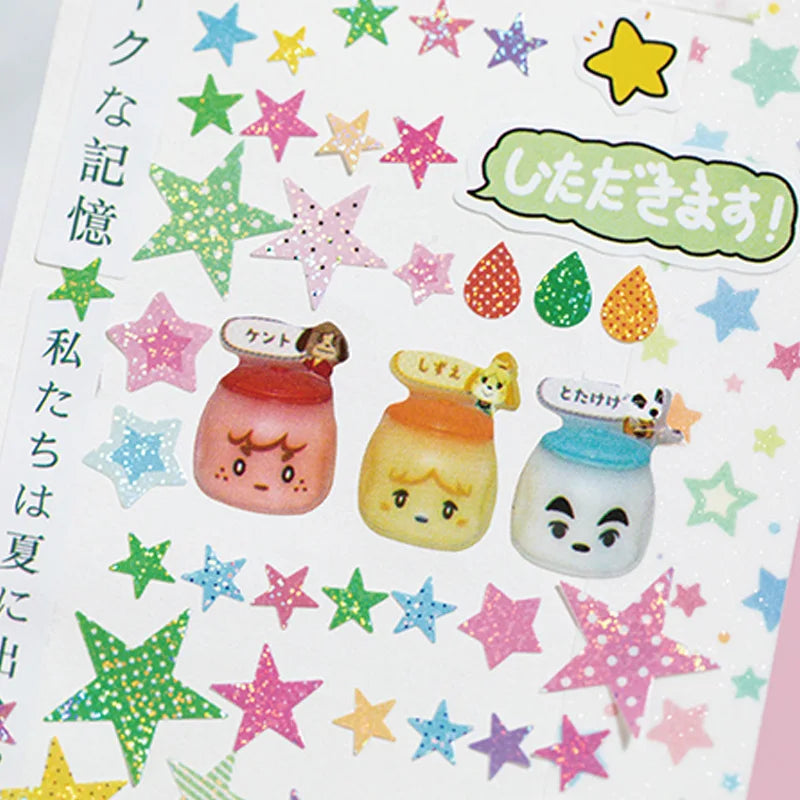 Creative Sticker Book, DIY Decorative Stickers for Journaling, Scrapbooking and Picture Book Decoration