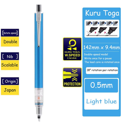 UNI Kuru Toga Advance M5-559 Mechanical Pencil 0.5mm Automatic Rotating Stationery