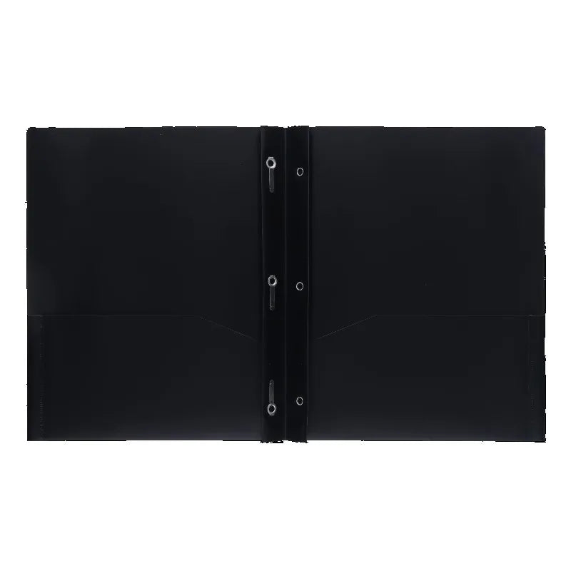 3-Prong Poly Folder, Black