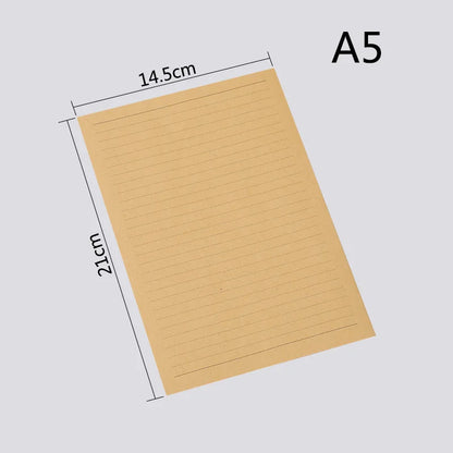 10Pcs Vintage Kraft Envelopes Self-Adhesive Blank Invitation Envelopes for Wedding Party DIY Crafts